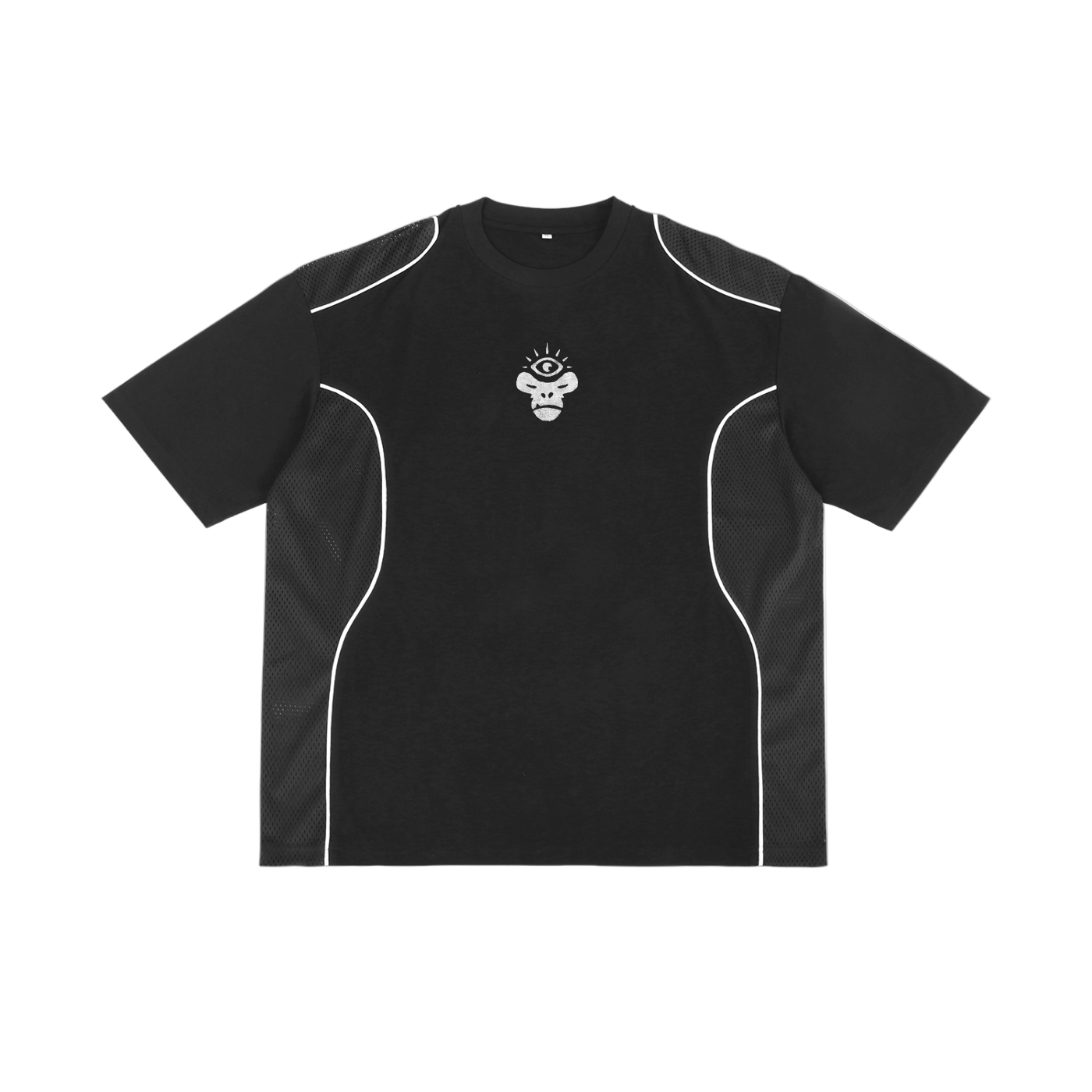 Resist Temptation Piped Panel T-Shirt