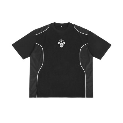 Resist Temptation Piped Panel T-Shirt