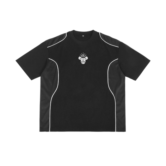 Resist Temptation Piped Panel T-Shirt