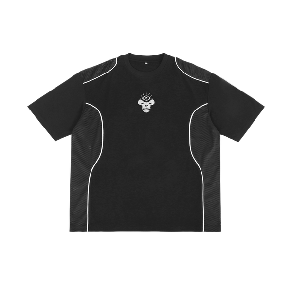 Resist Temptation Piped Panel T-Shirt